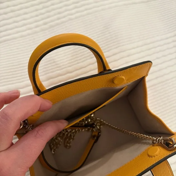 Strathberry Nano Tote in Blossom Yellow - Picture 9 of 12